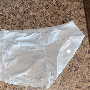 Lululemon Athletica white Athletic Shorts